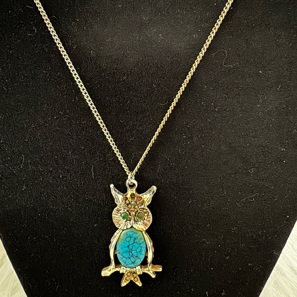 Pendant Necklace with owl